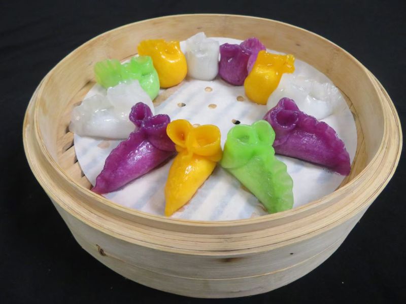 纯手工《果蔬金鱼饺》多种口味***健康好味道咸香味