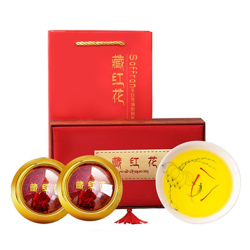 藏红花中药材特级花丝批发礼盒装