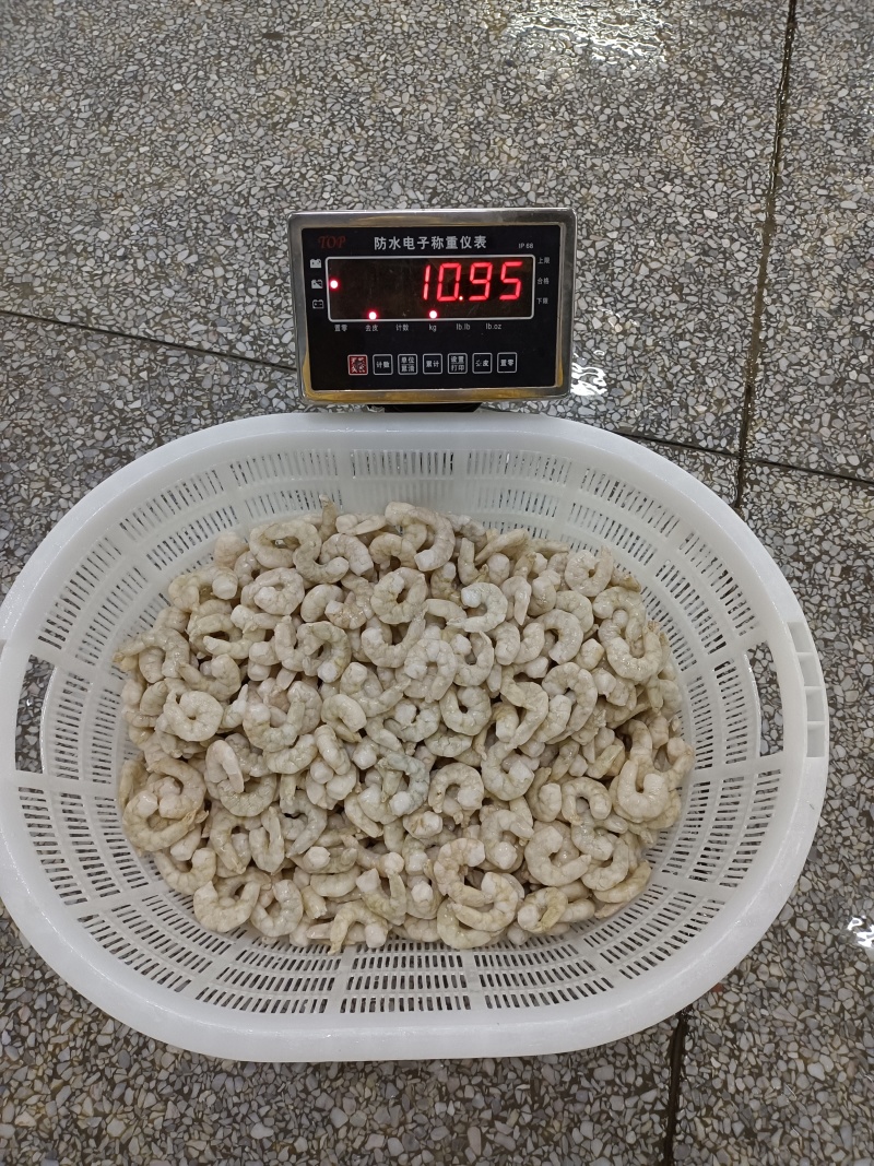 环球水产。土塘原料虾仁。规格31/35。净含量10kg。