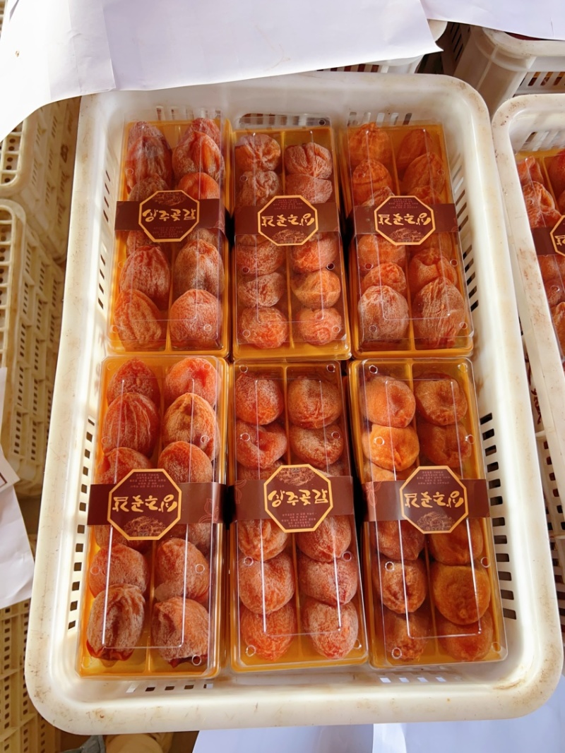 霜降流心柿饼软糯香甜整箱批发一件代发出口