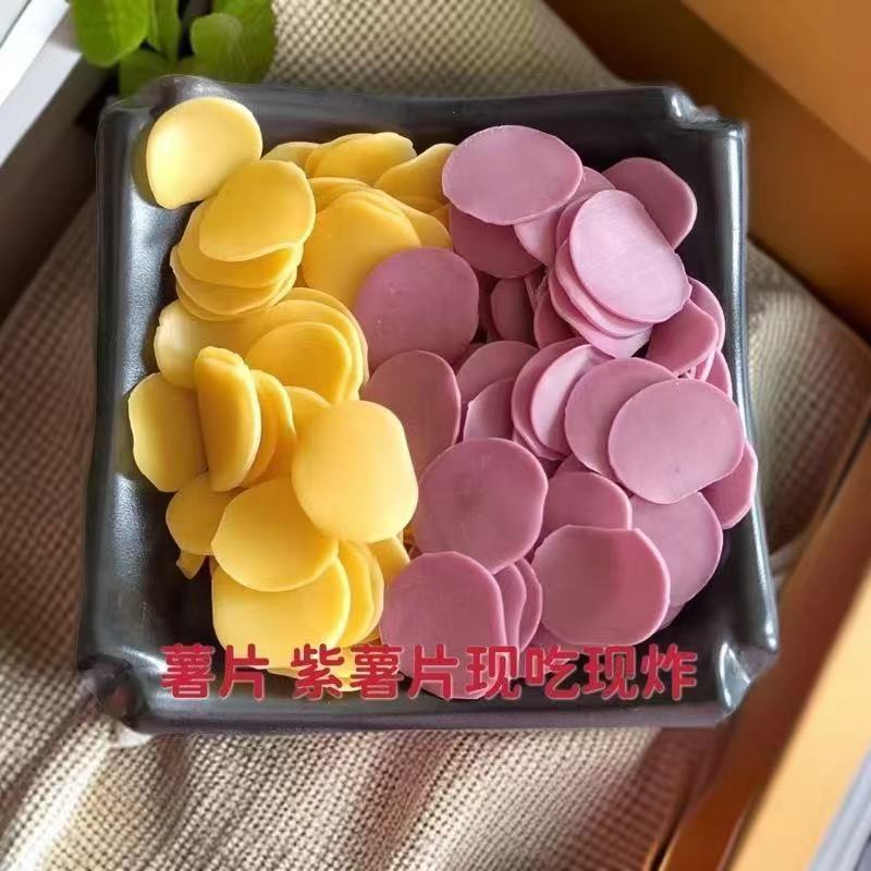 彩色虾片自炸膨化龙虾片网红小吃零食，源头工厂