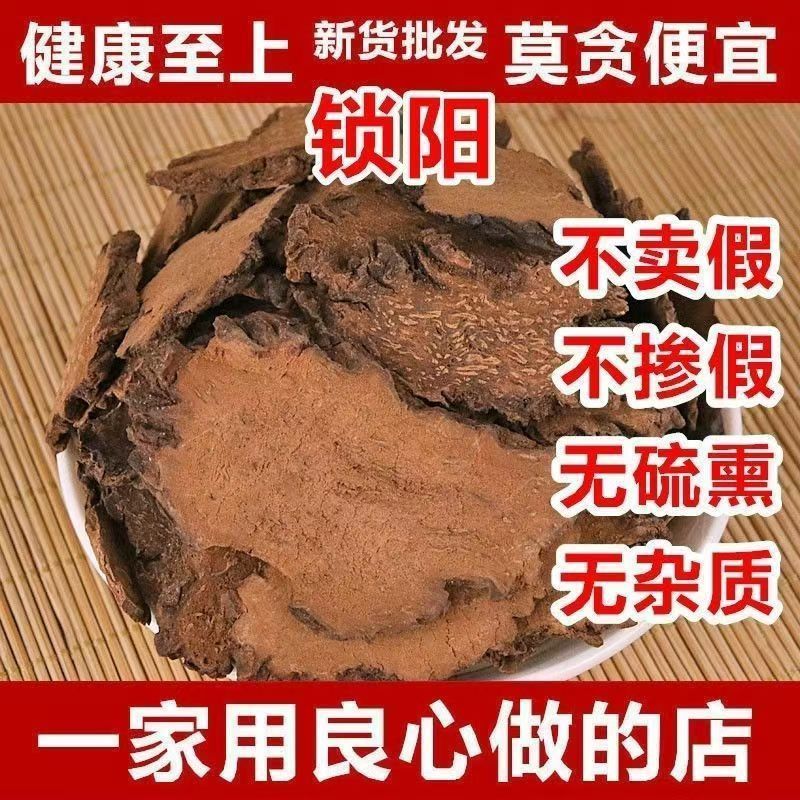 锁阳片中药材正宗大根锁阳切片正品锁阳泡酒整根切片泡水泡酒