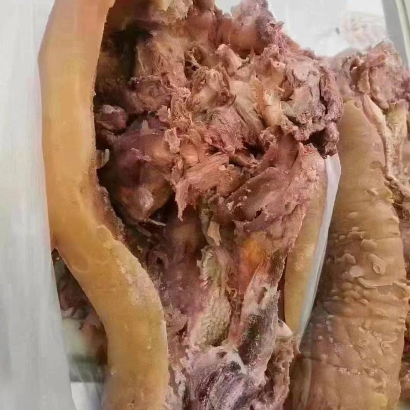 火烧的带皮的大牛头