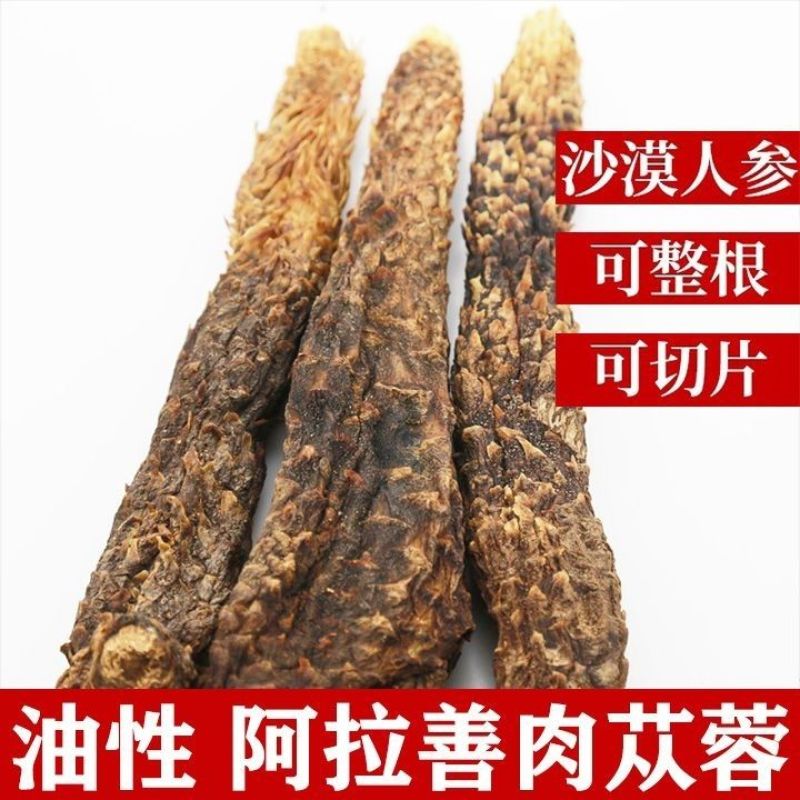 肉苁蓉整根阿拉善泡酒料滋补品内蒙古正品油苁蓉软大芸非锁阳