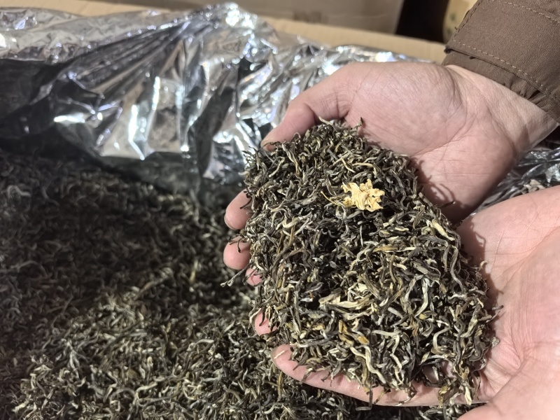 茶叶茉莉花茶特级奶茶原料飘香飘雪茉莉毛尖白毫绿茶批发