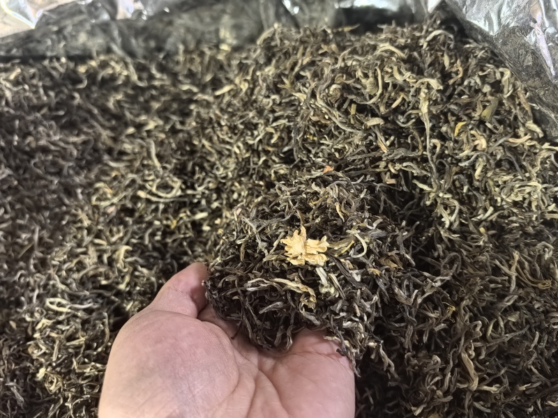 茶叶茉莉花茶特级奶茶原料飘香飘雪茉莉毛尖白毫绿茶批发