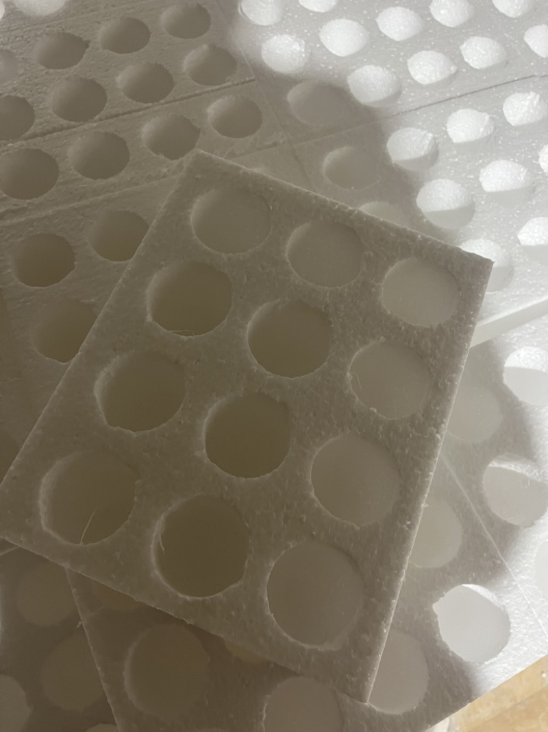 鸡鸭鹅泡沫蛋托快递专用各种异型泡沫定制