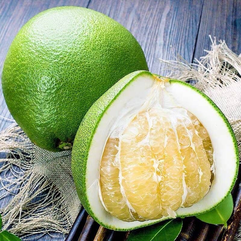 泰国青柚子新鲜进口正宗青皮白心蜜柚花斑果应季时令孕妇水果
