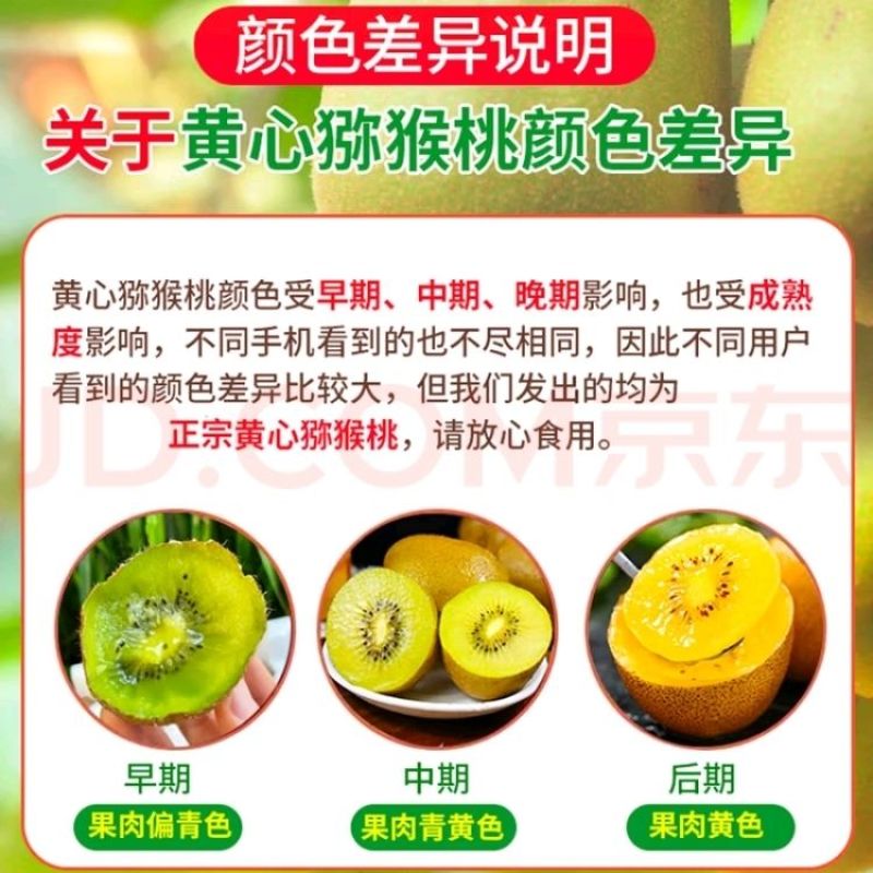 【一件代发】正宗黄心猕猴桃黄肉超小小果奇异果整箱应季非