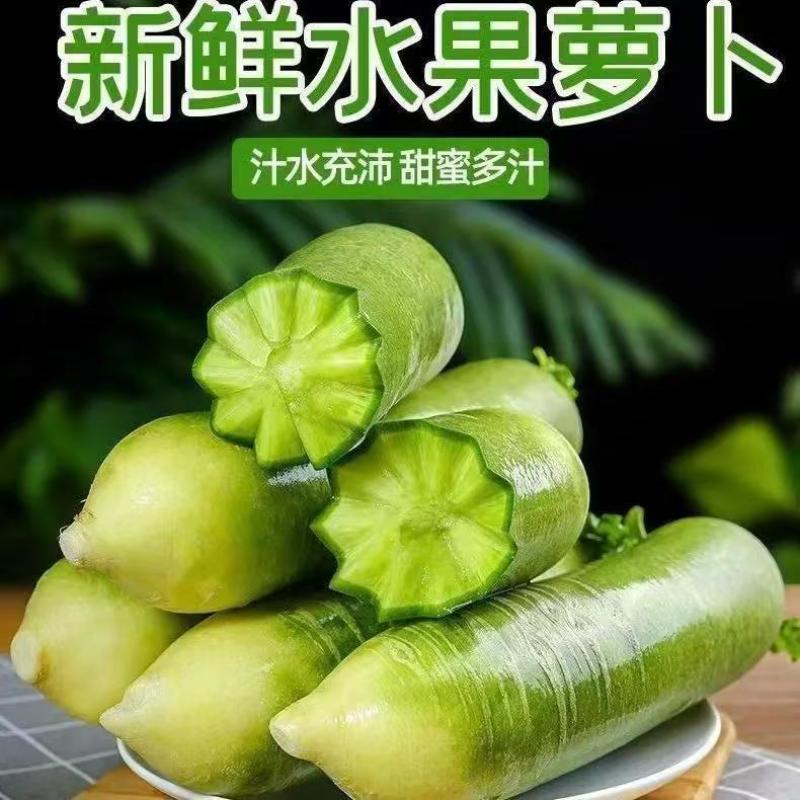 水果萝卜新鲜生吃甜脆青萝卜脆非胡萝卜萝卜当季蔬菜批发