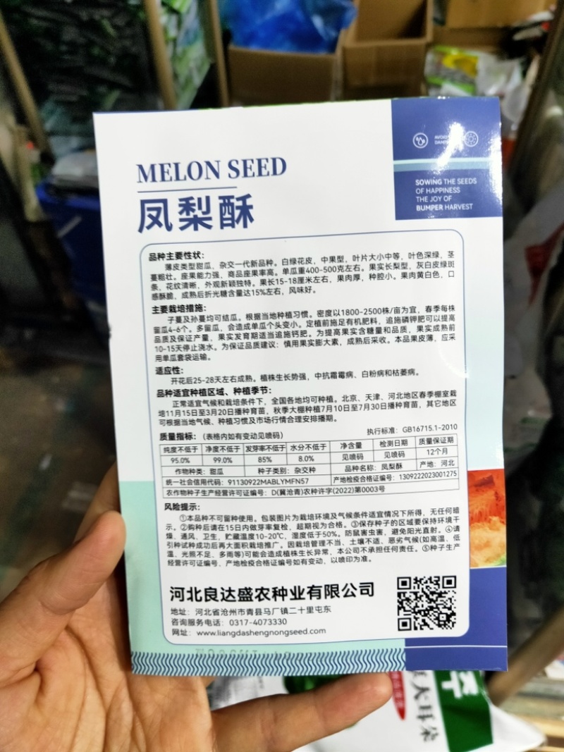 凤梨酥花皮甜瓜种子梨瓜种子农家庭院种植水果种子