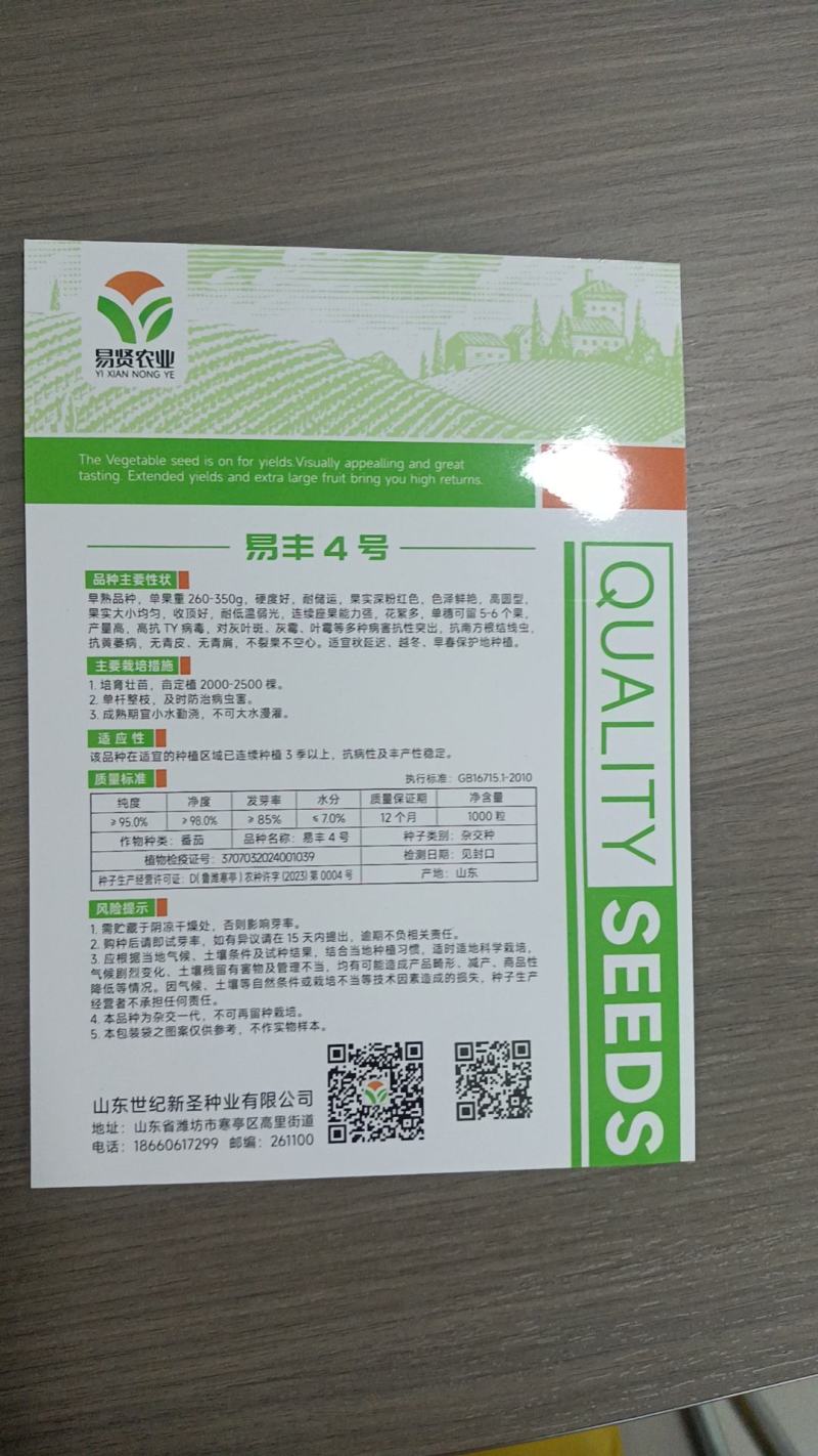 抗死棵秋延越冬西红柿种子粉果番茄种子山东潍坊寿光基地直发