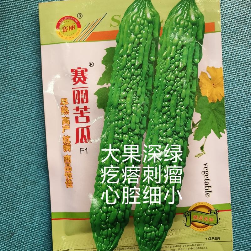 苦瓜种子疙瘩绿苦瓜种子赛丽苦瓜能与国外同类品种好种
