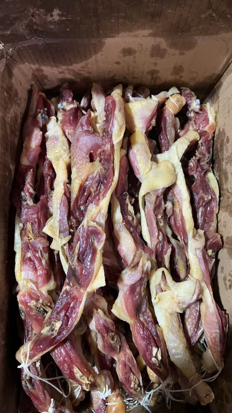 腊鸡条鸡腿条风干鸡肉地摊鸡肉展会鸡肉风吹鸡肉