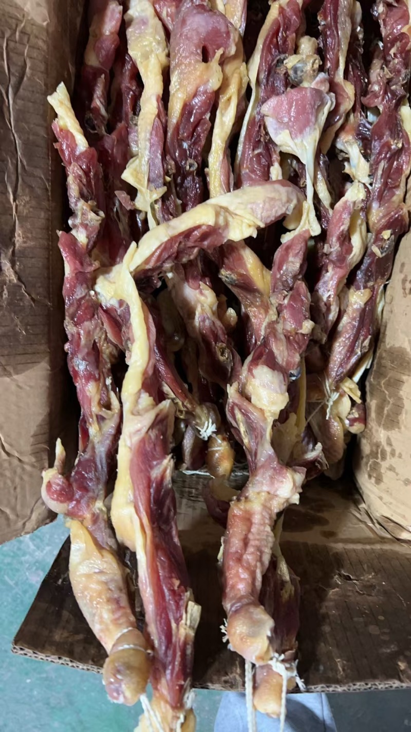腊鸡条鸡腿条风干鸡肉地摊鸡肉展会鸡肉风吹鸡肉