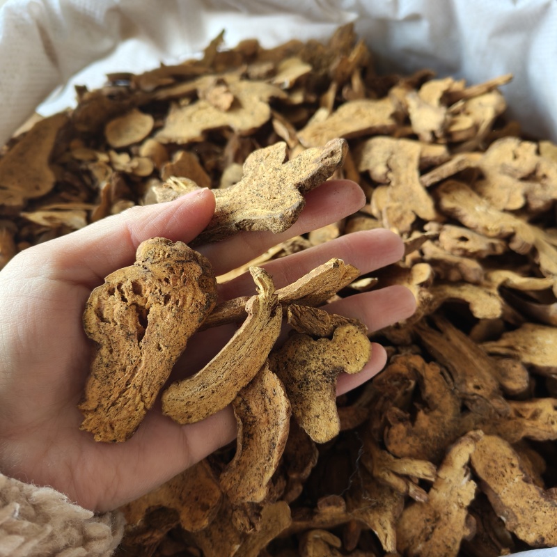 炒白术麸炒白术新货祥泰药材栈中药材批发零售实物拍摄