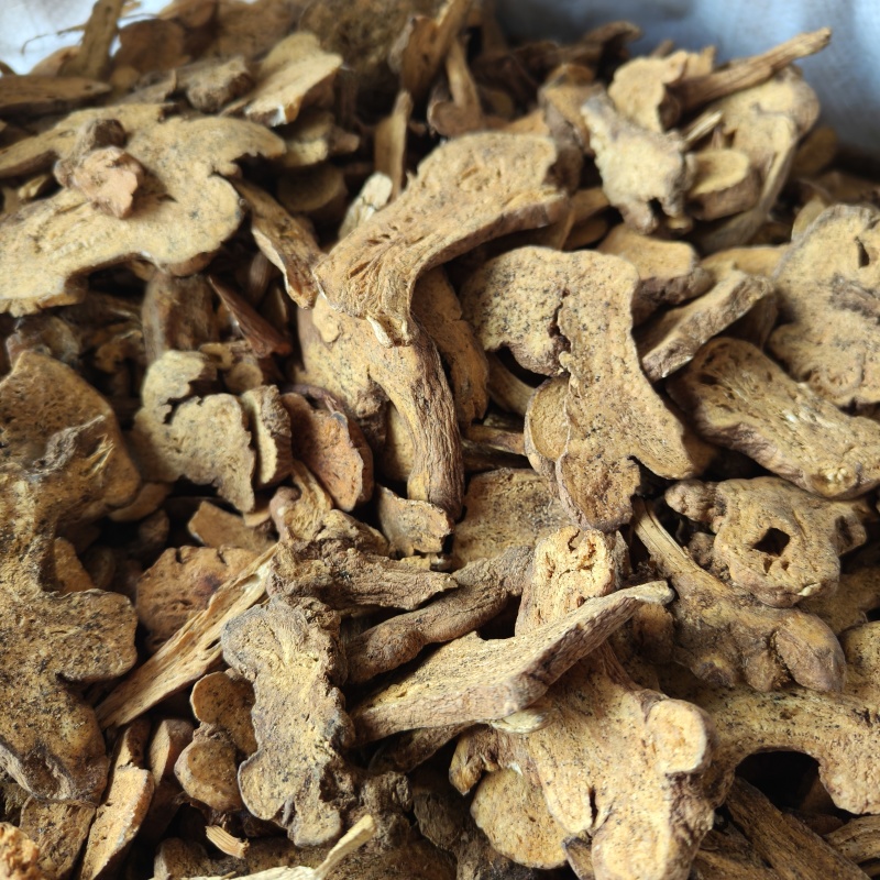 炒白术麸炒白术新货祥泰药材栈中药材批发零售实物拍摄