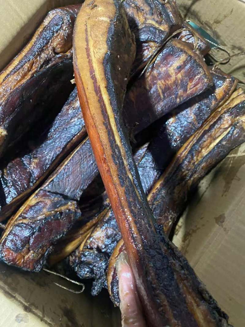 腊肉烟熏五花肉青猪五花肉现货供应