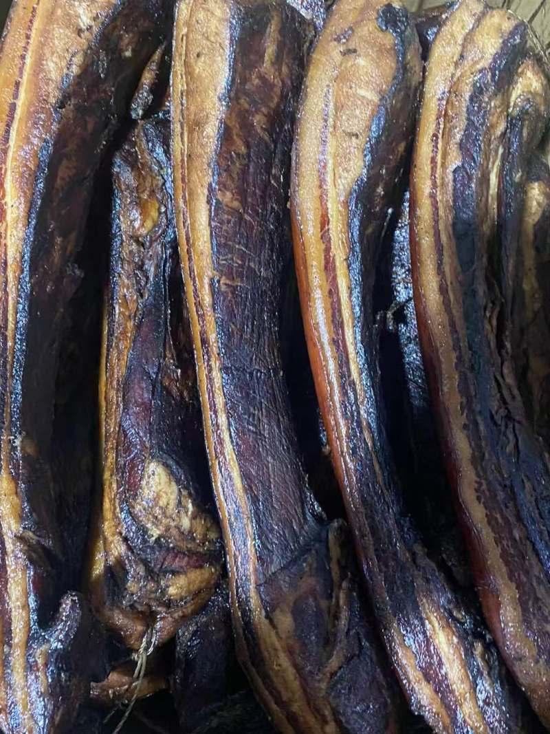 腊肉烟熏五花肉青猪五花肉现货供应