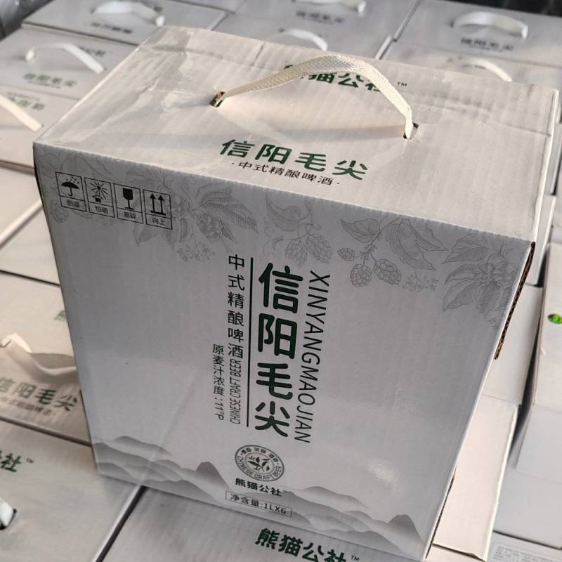 信阳毛尖啤酒罐装精酿啤酒1升*6听
