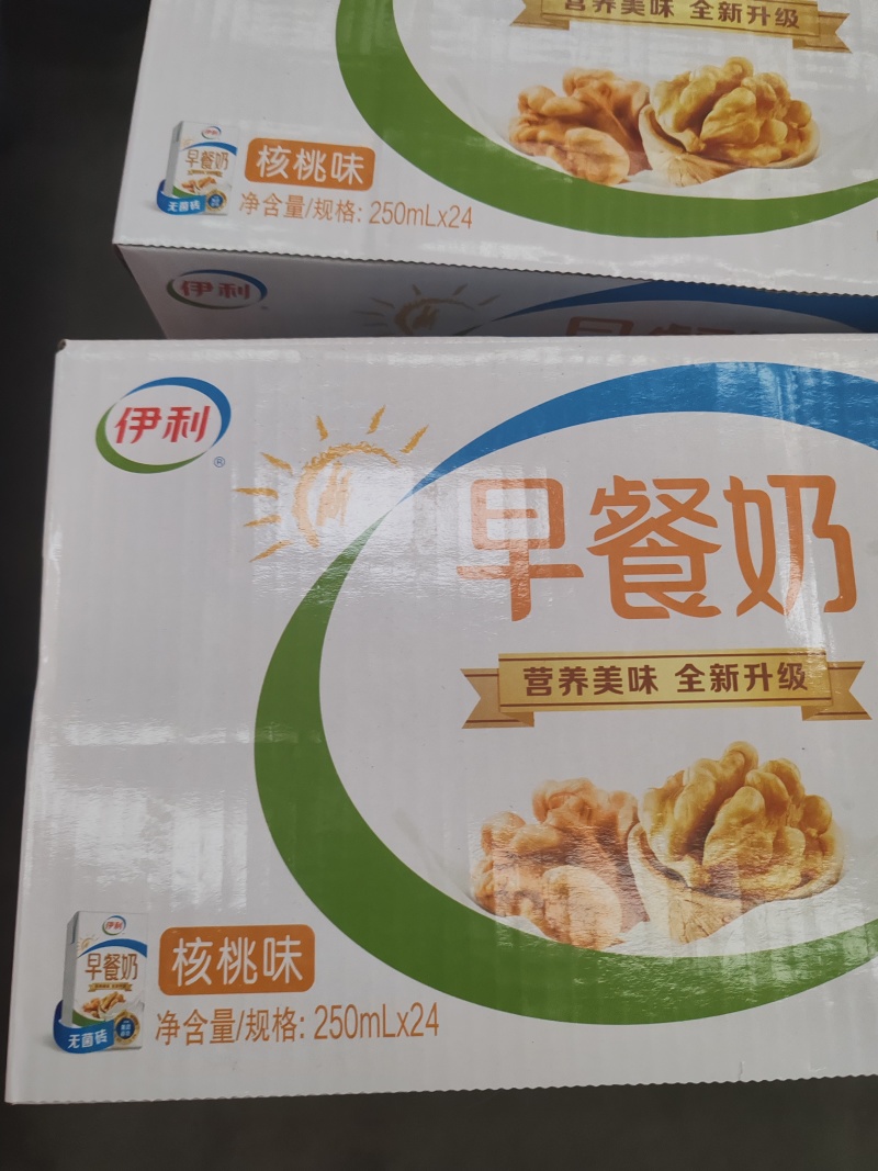 伊利纯牛奶早餐奶250ml*24