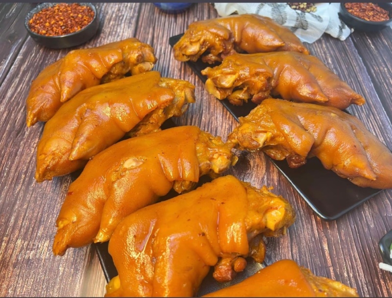 卤猪蹄，五香猪蹄酱香猪蹄熟食卤味真空包装一手货源厂家直销
