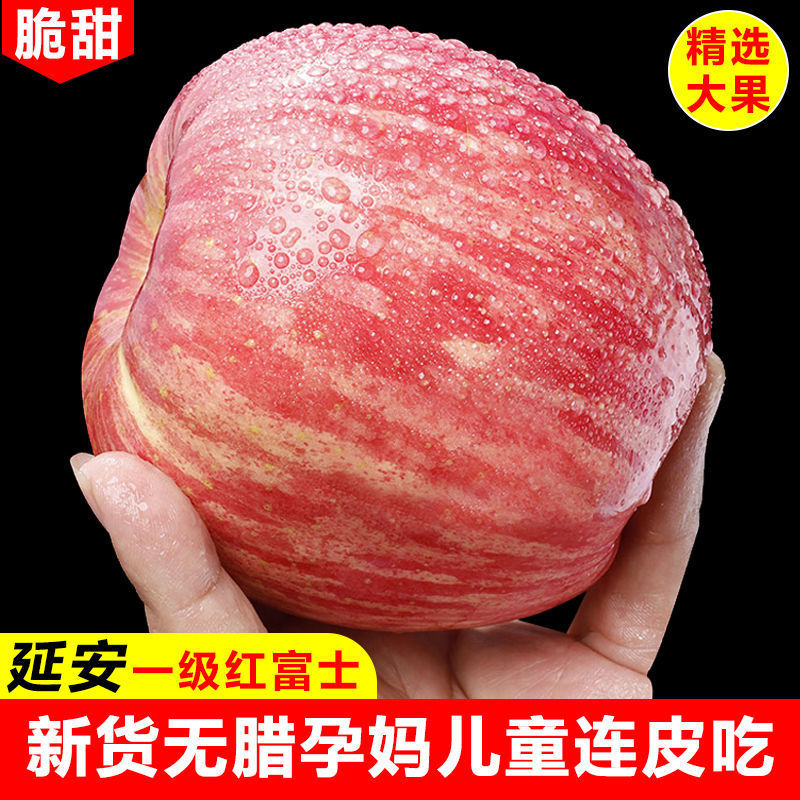 【爆甜】红富士苹果脆甜冰糖心苹果当季新鲜苹果孕妇整箱大果代发