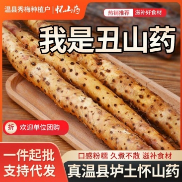 正宗垆土铁棍山药河南焦作温县特产铁杆淮山药怀山药新鲜批发