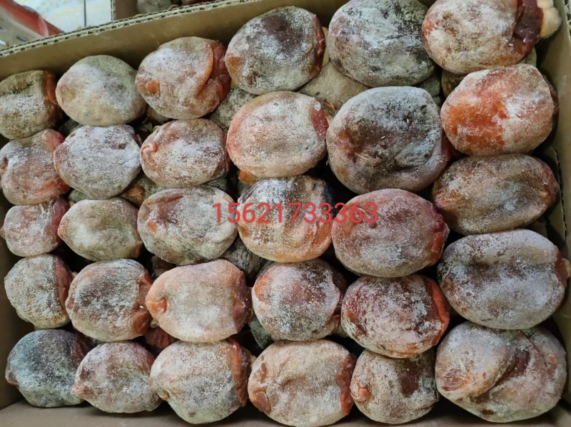 青州柿饼大量上市，霜饼