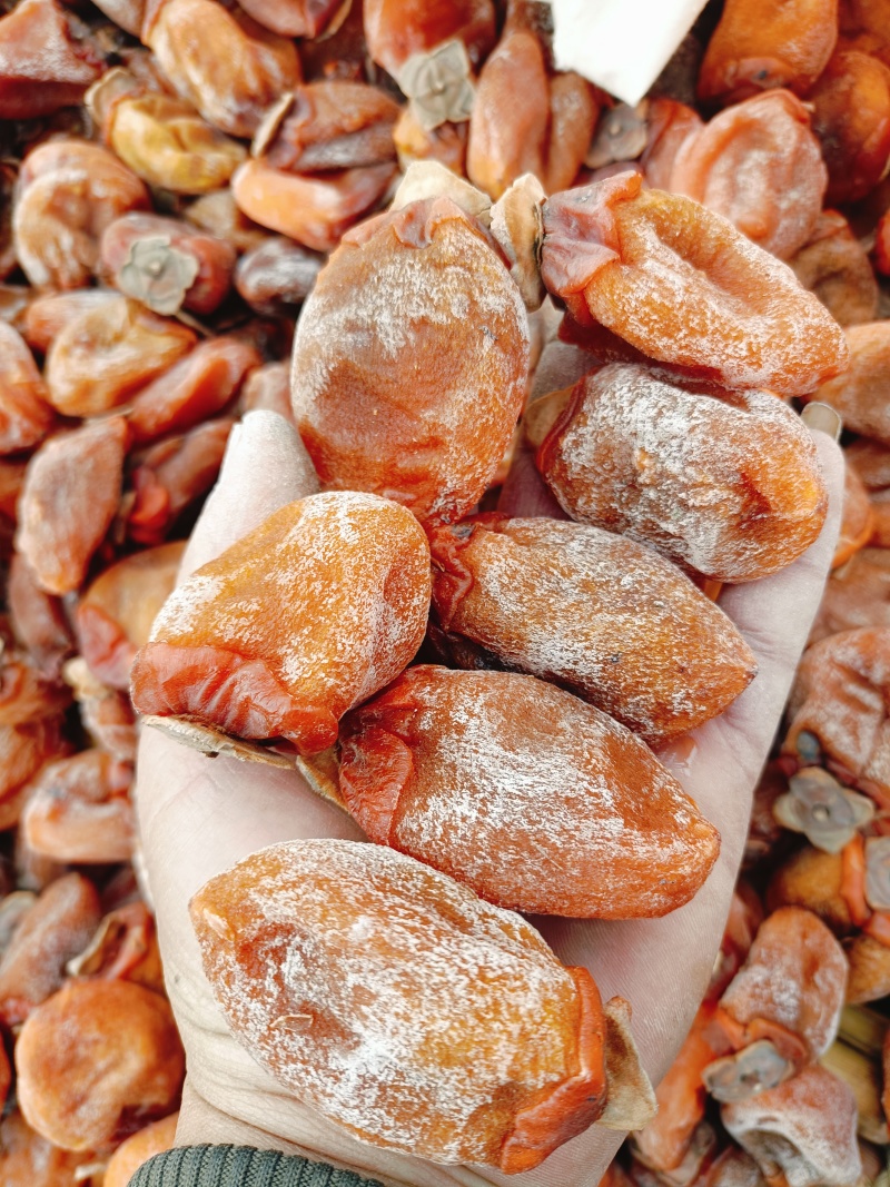 青州柿饼大量上市，霜饼