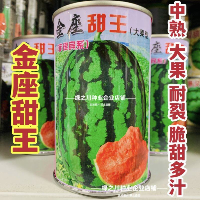 大果甜王西瓜种子脆甜少籽中熟特大号菲律宾甜王西瓜种子