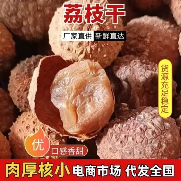桂味荔枝干厂家直供，核小肉多软糯香甜，品质保证全年发