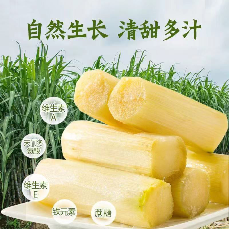 【黄金甘蔗】云南黄金甘蔗孕妇水果当季新鲜发货皮薄清甜多汁不腻