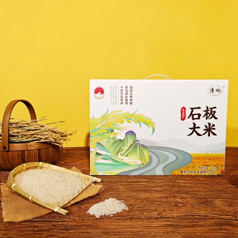 响水石板大米核心产区