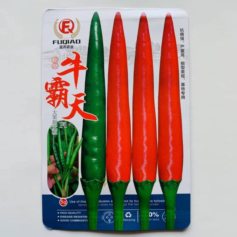 厂家直销朝天椒种子大果型泰国引进朝天椒种子热销品种果硬