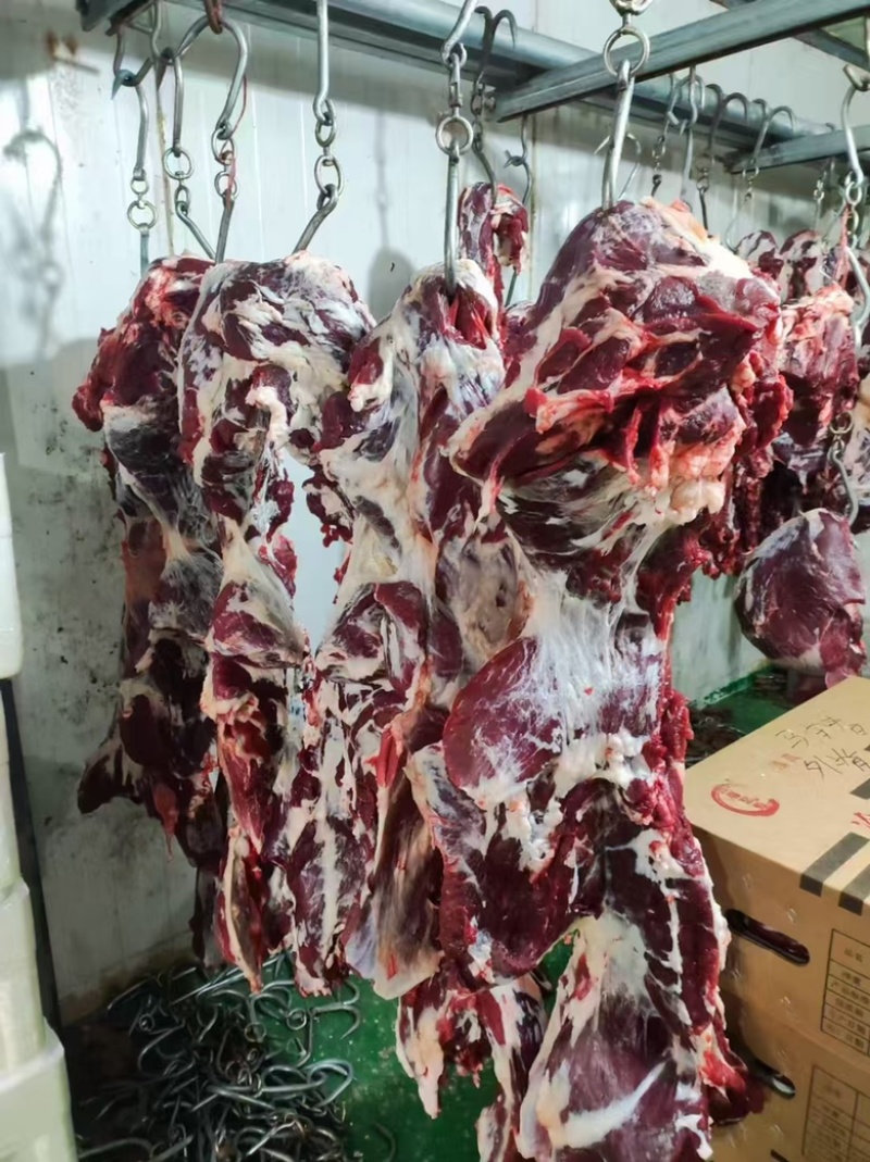 纯干牛肉不打水，价美物廉，肉色纯正源头厂家