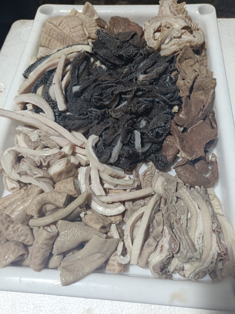 牛杂成分牛百叶牛肚大肠小肠伞肚碗口牛心牛肺一斤一袋