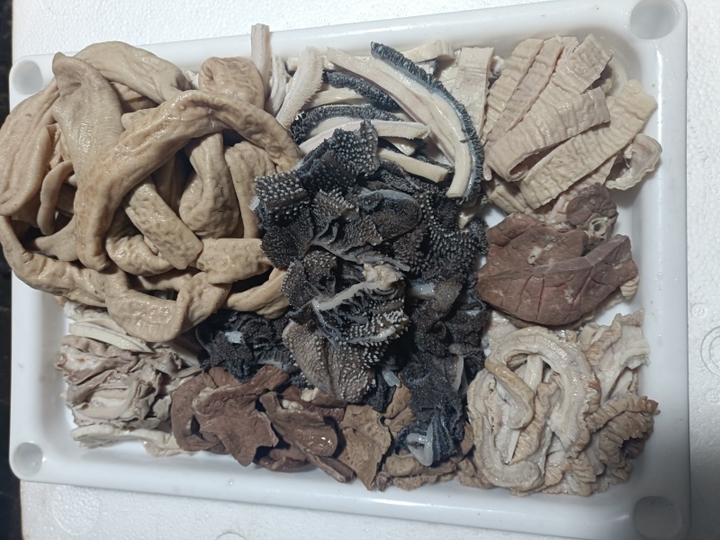 牛杂成分牛百叶牛肚大肠小肠伞肚碗口牛心牛肺一斤一袋