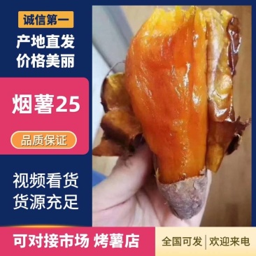 【人气旺】烤薯店专用，红皮红心烟薯25，糖化发货坏果包赔