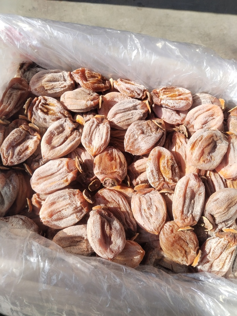 陕西吊霜柿饼。