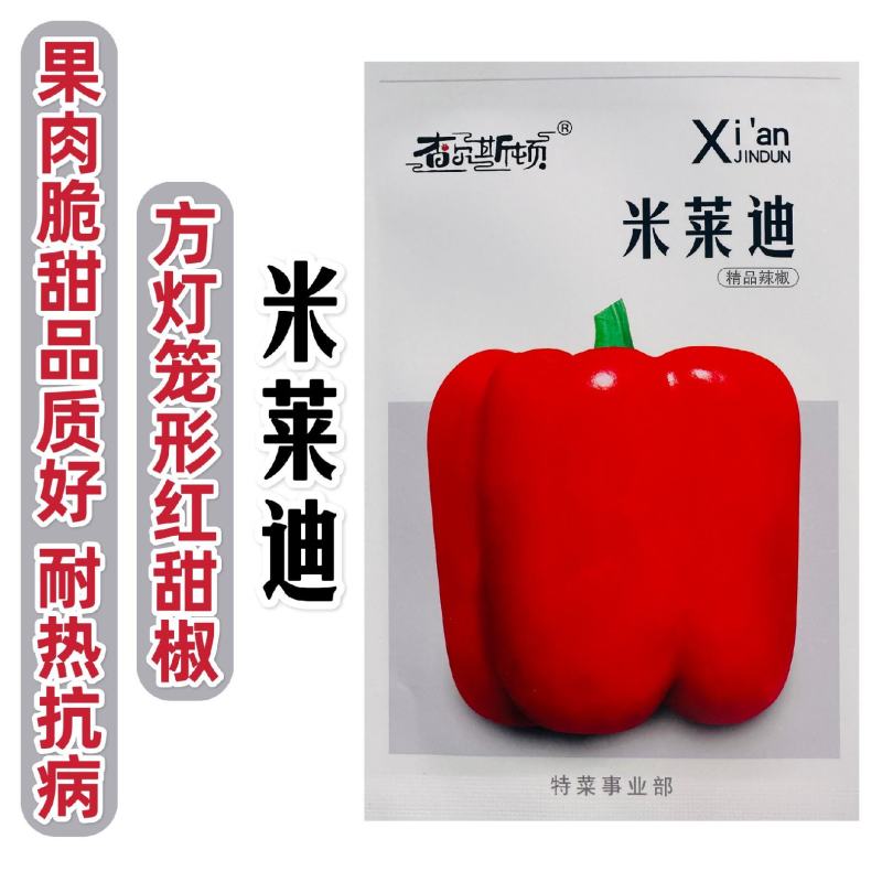 甜椒种子特大红甜椒种子青椒辣椒灯笼椒红色脆甜菜椒种籽耐热