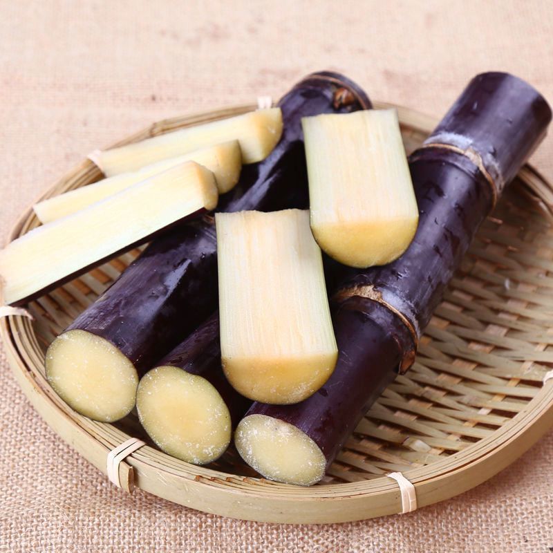 广西黑皮甘蔗新鲜现砍1/5/10斤整箱孕妇水果应季榨汁脆
