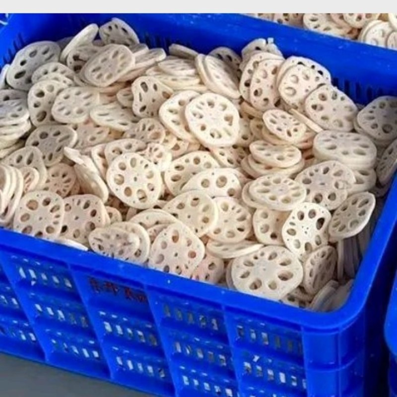 4毫米厚半成品藕夹片【清水藕片】