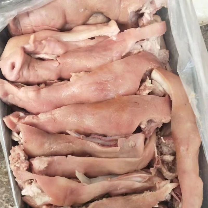 猪头肉，八成熟猪头肉，净重20斤量大优惠，欢迎老板光临！
