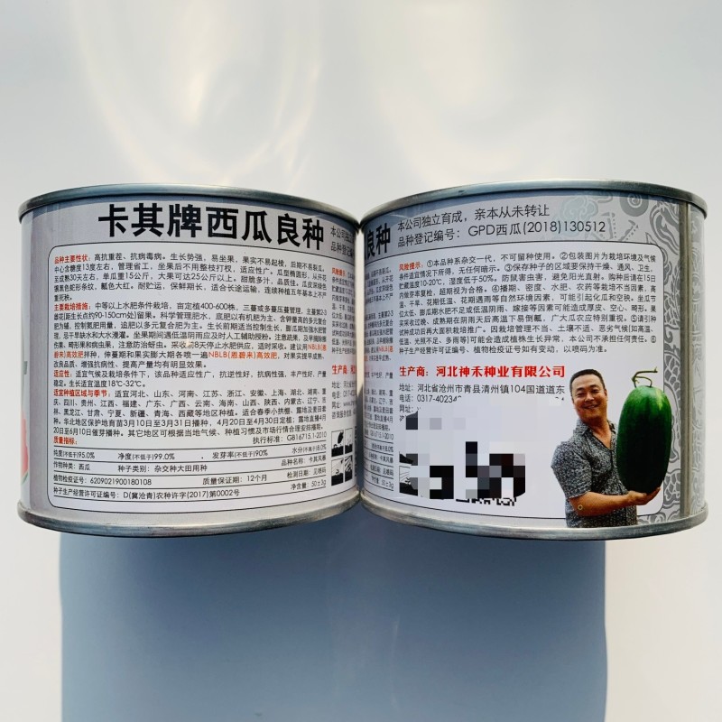 卡其风暴西瓜种子特大抗病重茬高产大果懒汉西瓜种籽高糖水果