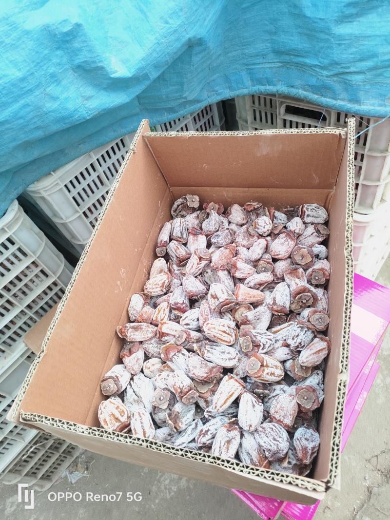 山东沂蒙老树牛心柿降霜柿饼(下检果)，加工基地直发