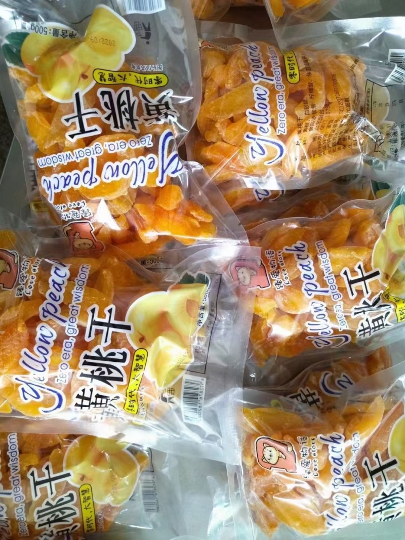 黄桃干水果干果脯桃肉桃脯果肉果脯蜜饯