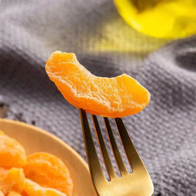 正宗黄桃干桃肉干水蜜桃果干果脯蜜饯黄桃果干盐津桃子肉干零