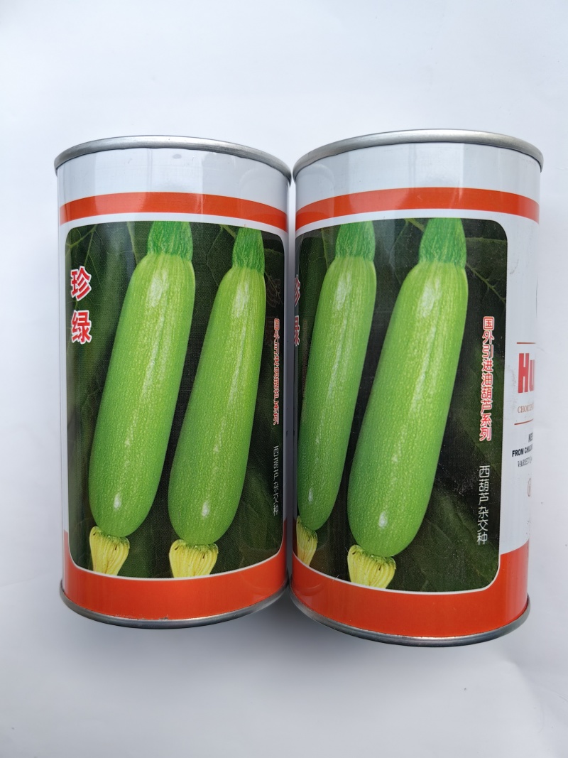 珍绿西葫芦种子种籽抗病毒翠绿油亮型耐热春秋大棚越夏茄瓜种