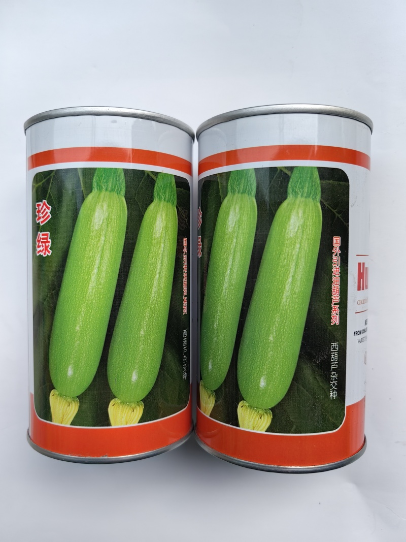 珍绿西葫芦种子种籽抗病毒翠绿油亮型耐热春秋大棚越夏茄瓜种